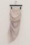 Un Morceau Mesh Knit Double Layer Pleated Skirt UM231XZ19